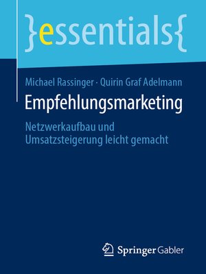 cover image of Empfehlungsmarketing